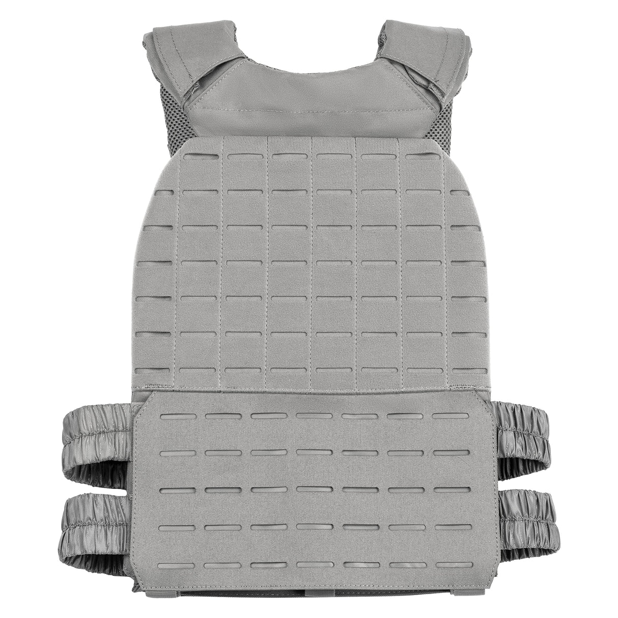 WOLF TACTICAL Adjustable Weighted Vest – WODs, Strength and Endurance Training, Fitness Workouts, Running (Gray)