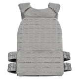 WOLF TACTICAL Adjustable Weighted Vest – WODs, Strength and Endurance Training, Fitness Workouts, Running (Gray)