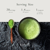 Kiyo Matcha Premium Grade Toyokage Ceremonial Uji Matcha - Pure Japanese First Harvest Ceremonial Grade Matcha Green Tea Powder from Uji, Japan (40g/1.4oz)
