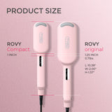 Curling Iron Hair Crimper Waver - TYMO ROVY Beach Waves Curling Wand, Ionic Deep Waver Hair Curler Tool with Ceramic 3 Barrel for Women, Dual Voltage, Anti-Scald, Easy to Use, Pink, 1 Inch