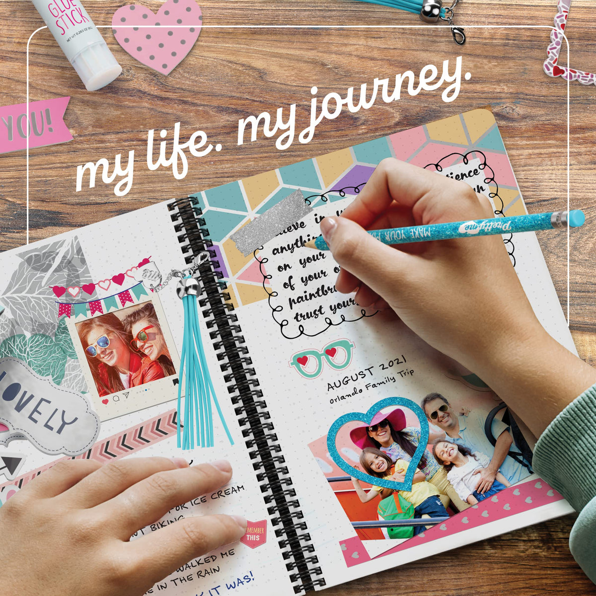 DIY Journal Kit for Girls - Gift for 8-14 Year Old Girl - Crafts for Teen