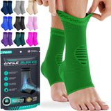 Modvel Foot & Ankle Brace Socks for Sprained Ankle Compression Sleeve - Plantar Fasciitis Relief Brace, Foot Support for pain Women & Men - Tendonitis & Arthritis Feet Sleeve, Stabilizing Ankles Wrap