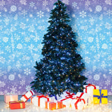 12Pack Winter Snowflake Plastic Tablecloth Decorations, Blue and Purple Snowflake Winter Wonderland Disposable Table Cover for Christmas Holiday New Year Party Supplies Decorations, 54x108 Inch