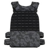 WOLF TACTICAL Adjustable Weighted Vest – WODs, Strength and Endurance Training, Fitness Workouts, Running (Black Camo)