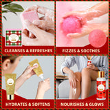 Skincare Advent Calendar 2026 for Adult Women - 24 Days of Beauty, Bath and Body Gift Set with Lotions, Scrub, Bath Bombs - Christmas Gift Basket for Girlfriend, Wife, Mom, Teen Girls