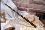 Handicraftviet - Hand Carved Wooden Magic Wand/Magic Wands for Wizards/Collectible Cosplay Magic Wand/Magical Gift for Halloween, Christmas and Birthday Party, 15 Inch (S4)