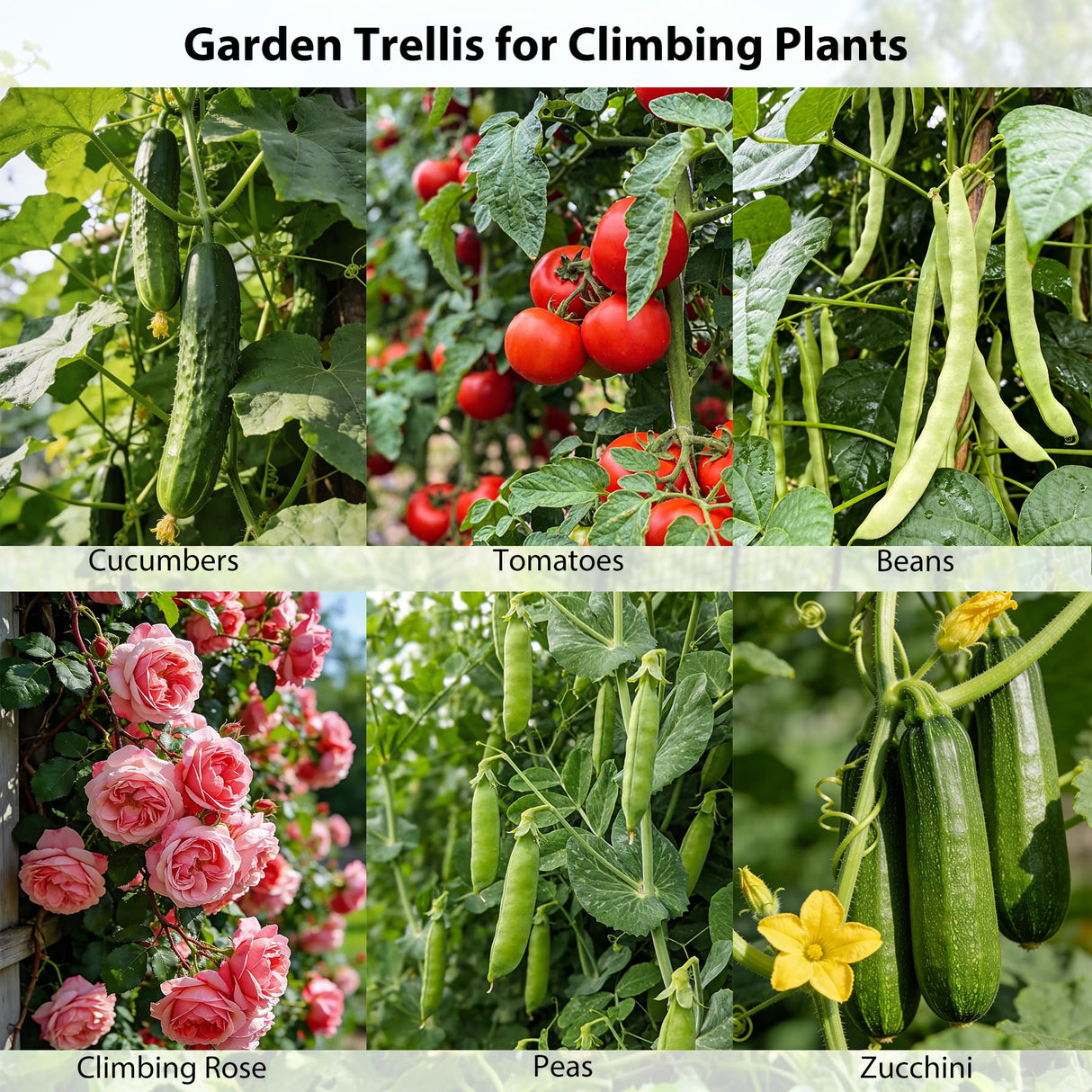 Miory Cucumber Trellis, 48"x48" A-Frame Trellis for Raised Bed, Garden Trellis for Climbing Plants Outdoor, Plant Support for Vegetables Vines