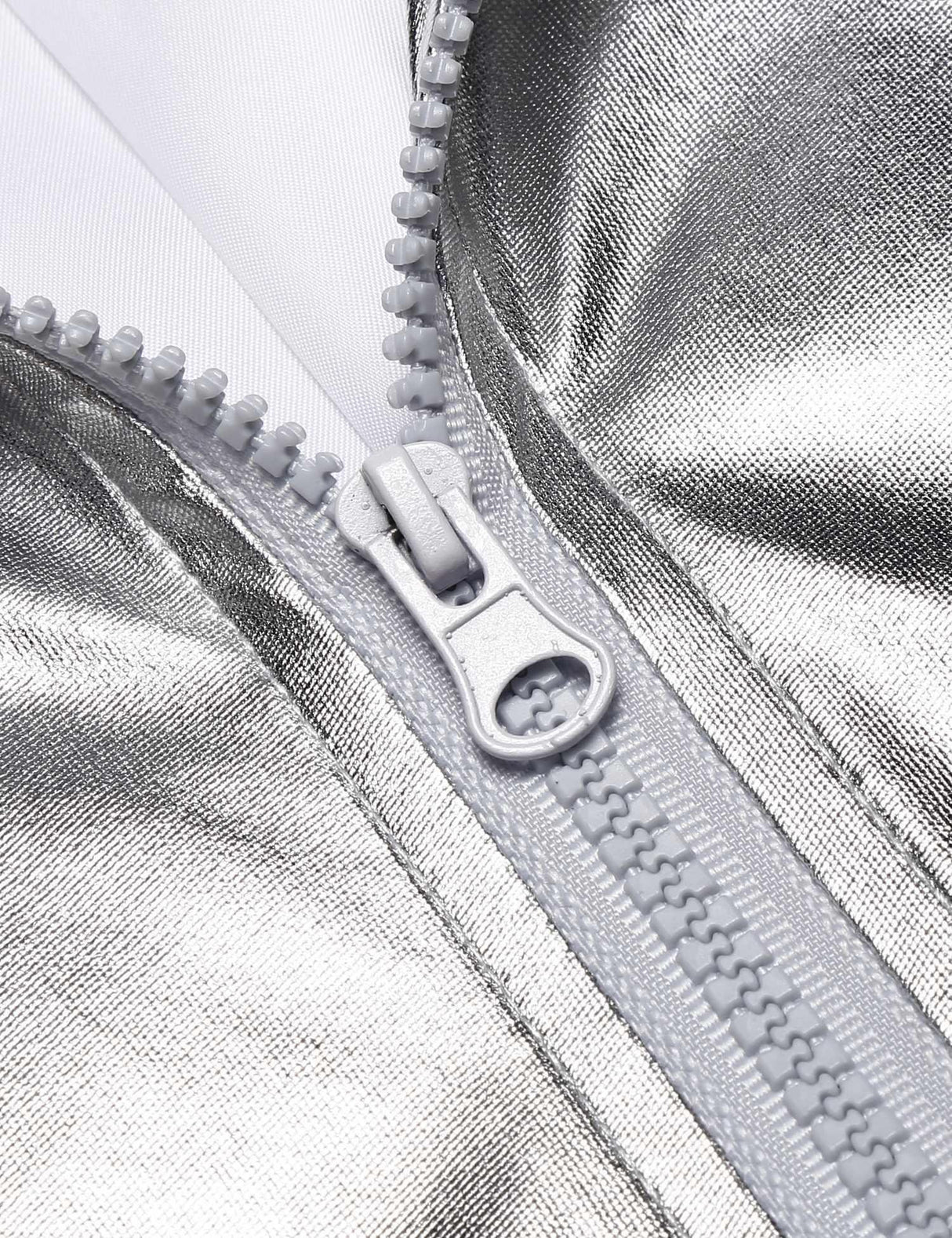 COOFANDY Mens Coat Metallic 70s Disco Christmas Party Varsity Jacket Zip-up Baseball Bomber