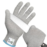 Schwer SlicePro ANSI A9 Cut Resistant Gloves, Food Grade Cutting Gloves for Kitchen Food Prep, Mandoline Gloves for Meat Cutting, Oyster Shucking, Fish Fillet Processing, PR1501-G, 2 Pairs, M