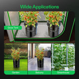 VIVOSUN DWC Hydroponics Grow System with Top Drip Kit, 5-Gallon Deep Water Culture, Recirculating Drip Garden System with Multi-Purpose Air Hose, Air Pump, and Air Stone (1 Bucket + Top Drip Kit)