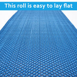 16in x 10Ft Drainage Non Slip Flooring Mats Swimming Pool Bathroom Anti-Fatigue Rubber Matting Heavy Duty Commercial Anti Slip Floor Mats for Garage Restaurant Sauna SPA, 15.7inch x 118inch