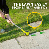 G GREENLY-AG 58-Inch Manual Edger Lawn Tool, Wheel Rotary Edger