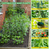 OTOSUNNY Cucumber Trellis for Raised Garden Bed, 50 x 48 in, Black
