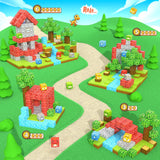 100PCS Magnetic Blocks - Build Mine Magnet World Forest Dinosaur Edition, Sensory STEM Construction Building Toys Kids Games for Toddler Christmas Birthday Gifts for 3 4 5 6 7 8 Years Old Girls & Boys