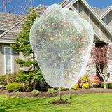 2 Pack Large Fruit Tree Netting, 8X8FT Garden Net, Zipper, Drawstring