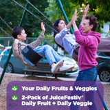 Natrol JuiceFestiv, The Ultimate Fruit and Veggie Super-Food to Support Balanced Nutrition and Overall Well-Being, Plus Antioxidants for Cellular Health, 90 Capsules (2-Count), Up to a 45 Day Supply