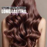 FARERY Long Barrel Curling Iron 1 1/4 inch, 1.25 Inch Curling Iron for Long Hair, Infused Argan Oil & Keratin, Lasting Styling, 11 Adjustable Temp, Include Clips & Silicone Pad