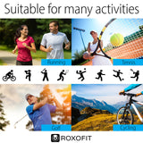 ROXOFIT Torn Calf Muscle Brace Strain Wrap for Calf Tear, Shin Splint Pain Relief - Adjustable Tibia Neoprene Support Compression Sleeve for Men and Women