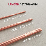 ARCCAPTAIN Mild Steel TIG Welding Rod ER70S-6, Welding Wire Filler Rod, 1/16" X 16", 5LB