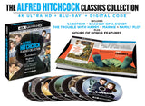 The Alfred Hitchcock Classics Collection (Saboteur / Shadow of a Doubt / The Trouble with Harry / Marnie / Family Plot) - 4K Ultra HD + Blu-ray + Digital [4K UHD]