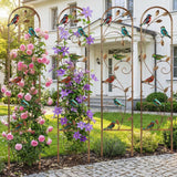 Blulu 4 Pack Metal Garden Trellis for Climbing Plants,60x11 in,Hummingbird