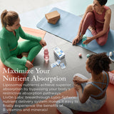 LivOn Laboratories Lypo–Spheric B Complex Plus – 30 Packets – 195 mg B Vitamins, Minerals & Cinnamon Per Packet – Liposome Encapsulated for Improved Absorption – 100% Non–GMO