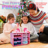 Princess Dress Up for Girls - Toddlers Clothes with Skirts, Shoes, Crown & Play Jewelry, Princess Costume Toys for Girls Age 3,4,5,6 Year Old, Kids Shoes Role Play Gift Idea for Birthday Christmas