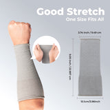OriStout 4 Pairs Forearm Sleeves, Arm Protectors for Thin Skin and Bruising, Level 3 Cut Resistant Sleeves, Arm Protection for Gardening, Yard Working, Pet Grooming, Grey