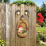 tree faces decor outdoor,tree faces,tree decorations outdoor,with gnomes