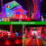 CREPOW Solar Spot Lights Outdoor,20 LED Waterproof IP65 Solar Landscape Light Adjustable Panel Spotlights for Wall Tree Yard Garden Halloween Christmas Red Lights 4 Pack