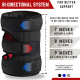 TechWare Pro Knee Brace Support - Relieves ACL, LCL, MCL, Meniscus Tear, Arthritis, Tendonitis Pain. Open Patella Dual Stabilizers Non Slip Comfort Neoprene. Black Medium