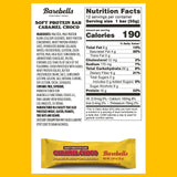 Barebells Soft Protein Bars Caramel Choco - 24 Bars (2 Packs of 12) - Protein Snacks with 16g of High Protein - Fluffy Chocolate Protein Bar with 2g of Total Sugars - Soft Protein Snack & Breakfast Bars