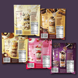 FlavCity Grass Fed Whey Protein Powder - Variety Pack - 25g Protein & 10g Collagen - 5 Single Serve Packets - Made with Organic Reishi & Cordyceps - Gluten Free & No Added Sugars