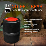 NO-FED-BEAR UDAP Bear Resistant Canister, Hiking Camping Backpacking Hunting Food Storage Container, 2 Gallons, BRC