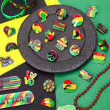 DTOFOOT 36Pcs Juneteenth Freedom Day Enamel Pins for Clothes Bag Hat Decor