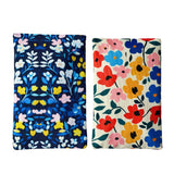 Yumbox Reusable Soft Ice Packs with Fabric Sleeve for Lunch Box and Cooler, Sweatproof, Pack of 2 Gel Ice Packs (Flowers)