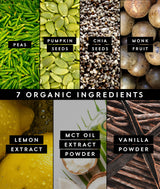 Truvani Vegan Pea Protein Powder | Lemon Cookie | 20g Organic Plant Based Protein | 20 Servings | Keto | Gluten & Dairy Free | Low Carb | No Added Sugar