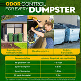 BEEST Dumpster Defender - 3lbs Outdoor Trash Can Deodorizer & Liquid Waste Absorber (Made in USA) Biodegradable Trash Can Odor Eliminator - Powerful Garbage Deodorizer for Always-Fresh Bins - 14 Cups