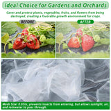 Garden Netting for Raised Beds, Plant Covers Garden Protection Bird Netting