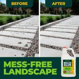 ECO LIVING SOLUTIONS Mulch Glue for Landscaping - Rock & Gravel Binder | Spray Glue for Paver Sealer | Landscape Glue for Mulch & Pebbles | Pet Safe & Plant Safe - 1 Gallon