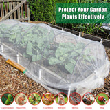 10 X 50 FT Breathable Garden Mesh Netting Pest Barrier for Raised Beds