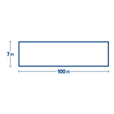 Tenax Deer Netting - Heavy Duty, 7ft Netting for Gardens - 7 Ft x 100 Ft - Black Polypropylene