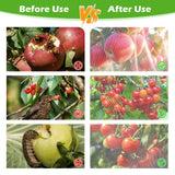 4PCS 4Ft × 5Ft Fruit Tree Netting with Zipper and Drawstring, 60 Mesh Thickened Garden Bird Netting for Blueberry Bushes, Fruits, Vegetables, Insect Bird Barrier Mesh Protective Cover