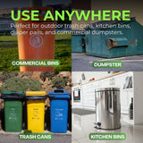 Trash Can Deodorizer 1.5lbs - Outdoor Trash Can Deodorizer & Liquid Waste Absorber, (Made in USA) Biodegradable Trash Can Odor Eliminator, Neutralizes Garbage Smells & Absorbs Liquids - 7 Cups