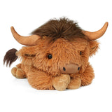 WDXDSOB Weighted Highland Cow Stuffed Animals | 4.2 Lbs Weighted Highland Cow Plush for Kids & Adults | 21.6 Inch Large Cattle Pillow Toy Gift for Christmas Birthday Mother's Day