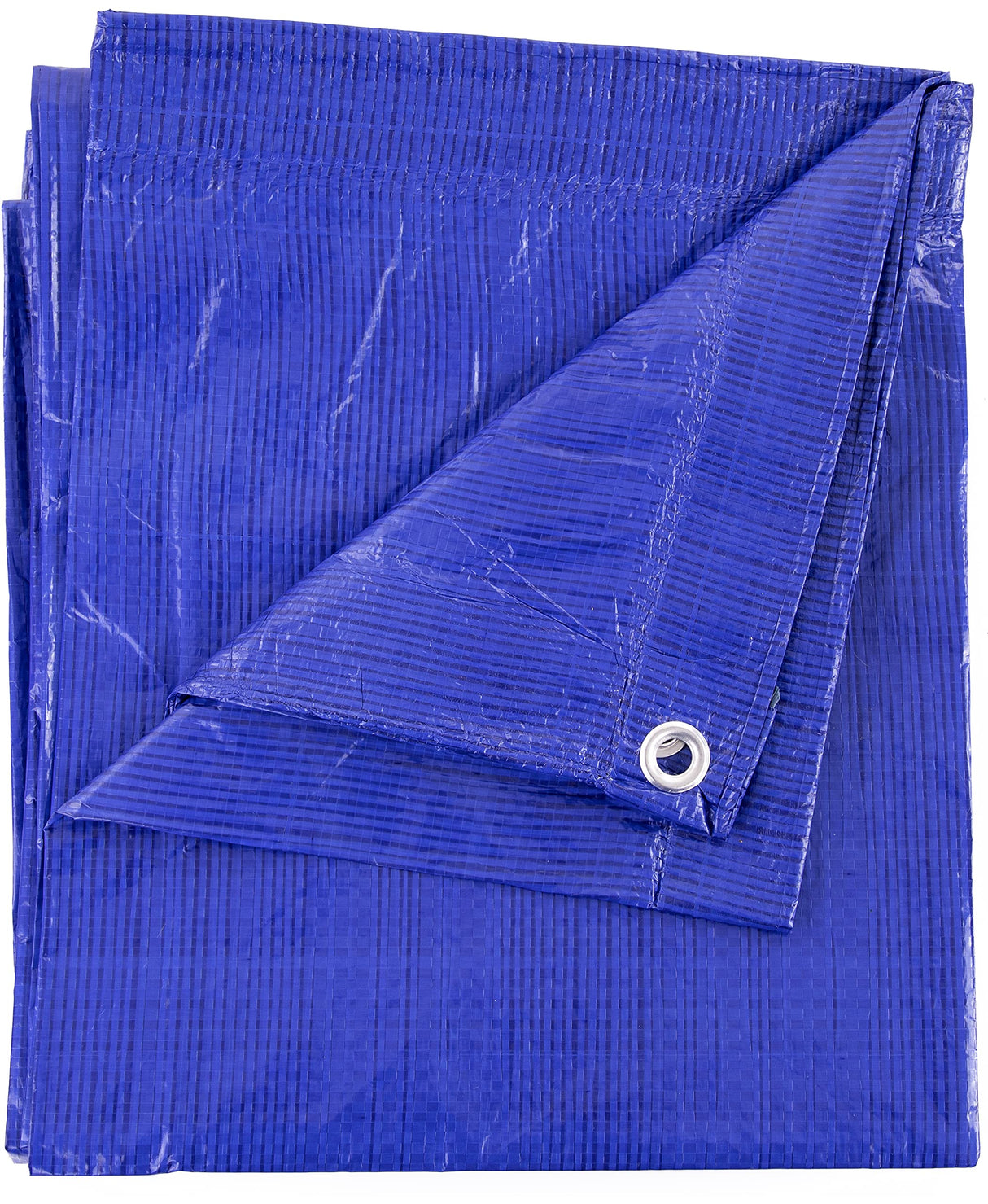 Kotap 10 x 10 Ft. All-Purpose Multi-Use Protection/Coverage 5-mil Poly Tarp, Waterproof, Blue, 1-Pack (TRA-1010)