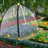 PURPLE STAR 1N 35 x35 x 39 Inch Insect Barrier Plant Tent Cover-Insect Bird Barrier Netting Mesh-Bug Guard Cover with Stakes for Protect Plants Fruits from Insect Bird Eating (1, L)