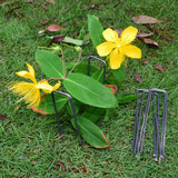 MySit 6" Garden Staples Landscape Stakes Ground Pins 100 Pack