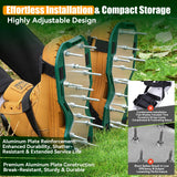 Lawn Aerator Shoes with 3/4" Metal Spikes, Soil Aeration Tool for Yard