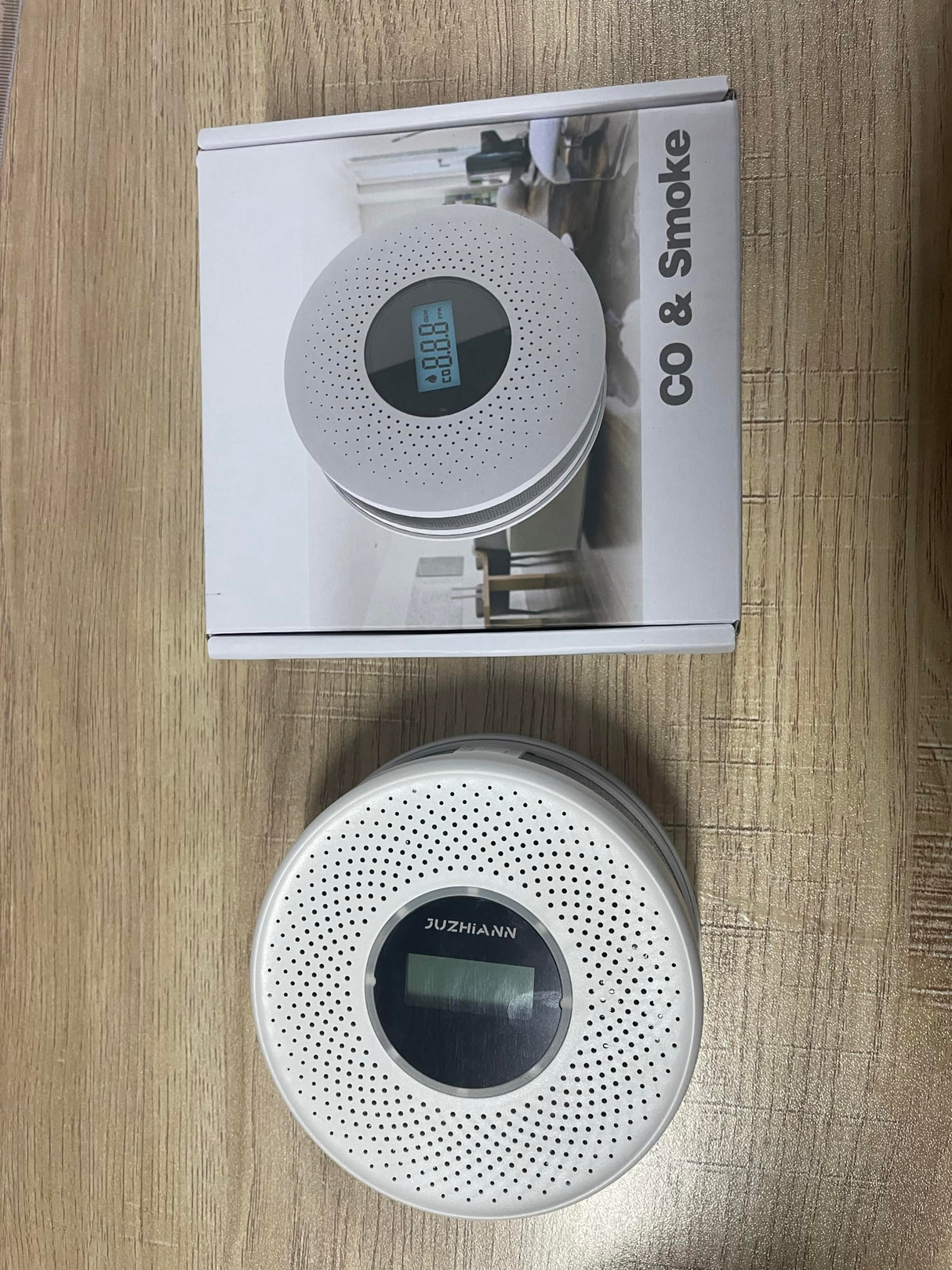 Yfwsrecinoe Upgraded Version Smoke Carbon Monoxide Alarm Detector, Battery-Operated Smoke and CO Alarm with Digital Display, Carbon Monoxide Detectors&Smoke Detector (1Pack)